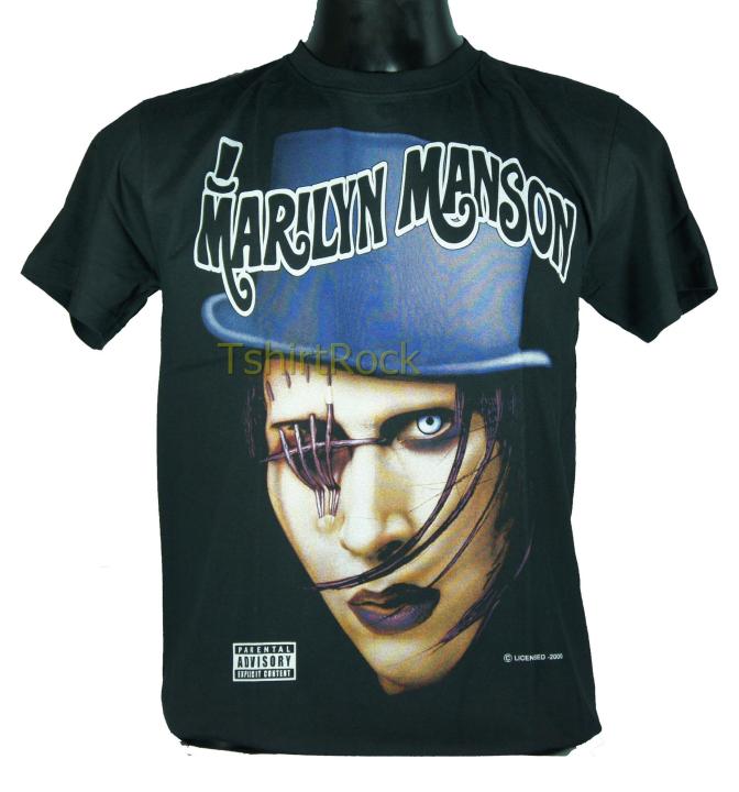 เสื้อวง-marilyn-manson-เสื้อยืดวงดนตรีร็อค-เสื้อร็อค-mms33-ส่งจาก-กทม