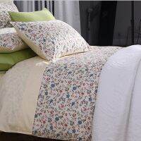 ชุดเครื่องนอน Egyptian Cotton 60s ลายดอกไม้ เซ็ท 4 ชิ้น- 6ft.