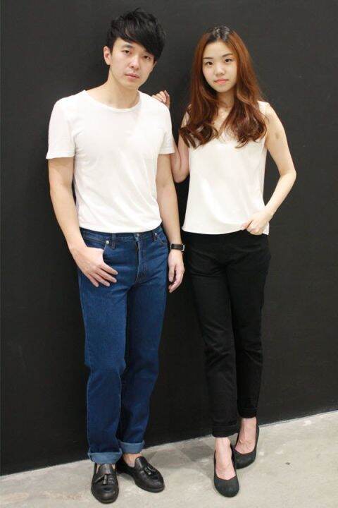 golden-zebra-jeans-กางเกงยีนส์ขากระบอกสีฟ้า-ผ้า-14-ออนซ์-ฟอกขัดทราย