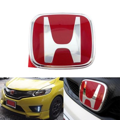 โลโก้ logo H แดง ติดหน้ารถยนต์ สำหรับ jazz GK , jazz 2014