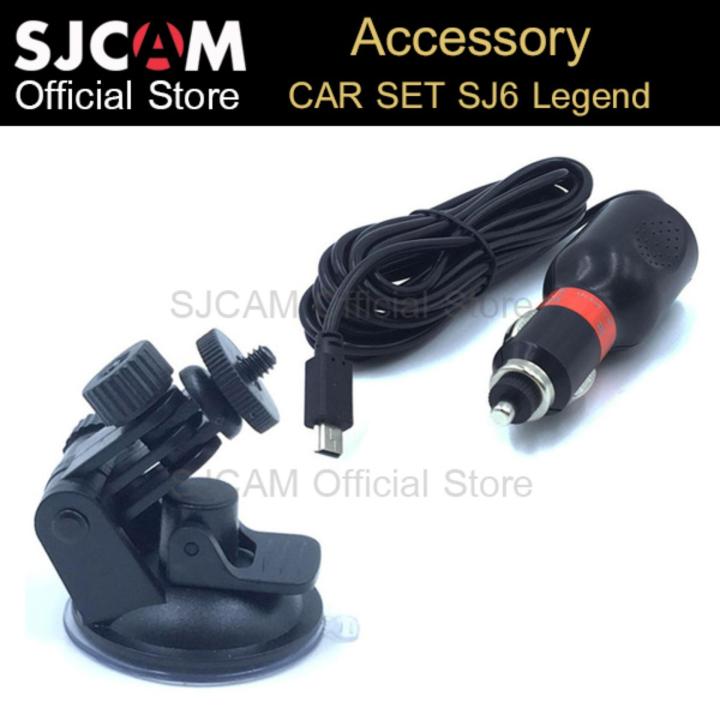 sjcam-car-charger-for-action-camera-sj6legend-sj7-sj360-ชุดติดรถยนต์-ที่ชาร์จรถยนต์-สำหรับ-กล้องแอคชั่น-กล้องติดหมวก-กล้องดำน้ำ-suctioncup-car-charger