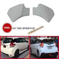 สปอยเลอร์ สปอยเลอร์หลัง รุ่นปีกข้าง YARIS 2014 2015 2016 ทรง TRD สีขาวเมลทัลลิก 040 SuperWhite ABS งานนำเข้า