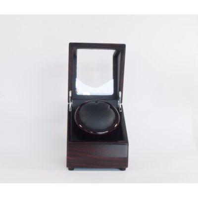 TPA-Watch Winder กล่องหมุนนาฬิกา ออโตเมติก แบบอโตเมติก 1 เรือน สีน้ำตาลลายไม้/สีดำ (มีรับประกัน)