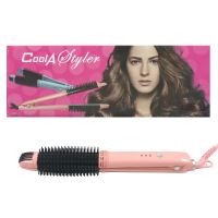 Twosister Cool A Stlyer เครื่องม้วนผม เครื่องหนีบผมตรง 2 in 1 (สีชมพู)