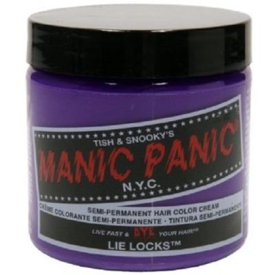 MANIC PANIC (แมนิค แพนิค) CLASSIC CREAM SEMI PERMANENT HAIR COLOR CREAM - VIOLET - LIE LOCKS