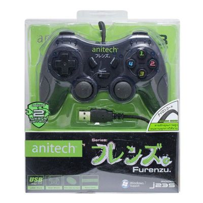 Anitech จอยเกมส์ รุ่น J235-BK (สีดำ)