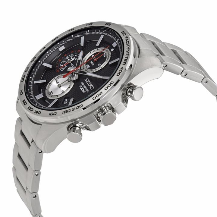 seiko-sport-นาฬิกาข้อมือผู้ชาย-chronograph-เรือนสแตนเลสหน้าปัดดำ-รุ่น-ssb255p1-black