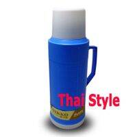 ส่งฟรี Nikko กระติกเก็บน้ำร้อนน้ำเย็นไส้แก้ว ขนาด 1 ลิตร สีฟ้า(Blue)