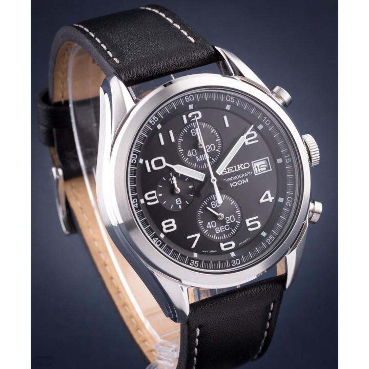 seiko-นาฬิกาข้อมือชาย-chronograph-quartz-ssb271p1-black