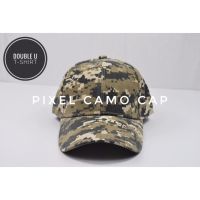 หมวกแก๊ปลายทหาร ( PIXEL CAMO CAP )