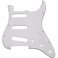 Paramount ปิ๊กการ์ดกีตาร์ไฟฟ้า ทรง Strat 3 Ply แบบ S-S-S รุ่น X100900700 (Snow White Strat Type Pickguard)