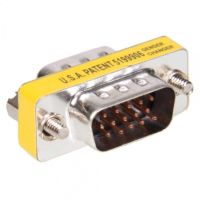 VGA HD15 Male to Male Mini Gender Changer Adapter