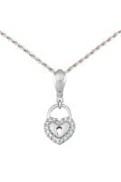 Jewelry Buffet The Promise Pendant With Chain - Silver