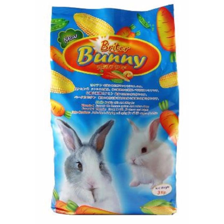 Briter Bunny บันนี่อาหารกระต่าย แบบแท่ง ขนาด 3 กก.  1 ถุง