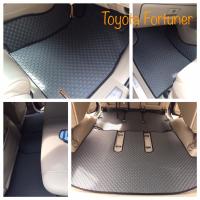 Matpro พรมปูพื้นเข้ารูป 100% ลายกระดุม ชุด Full Coverage Set 12 ชิ้น รุ่น TOYOTA FORTUNER 2006-2014 (รุ่นเก่า) (Black)