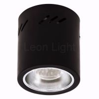 Leon Light โคมไฟ ดาวน์ไลท์ติดลอยทรงกลม 1x E27 4นิ้ว LDC-405 BK