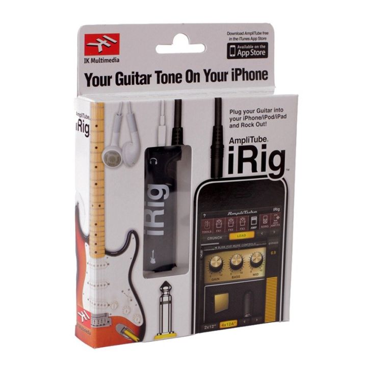 ส่งเร็วพิเศษ-irig-amplitube-effect-guitar-อุปกรณ์เพิ่มเอฟเฟคเสียงต่อกีต้าร์-กับ-iphone-black