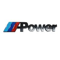 โลโก้แต่งรถ โลโก้ติดรถยนต์ โลโก้ POWER BLACK 1 ชิ้น