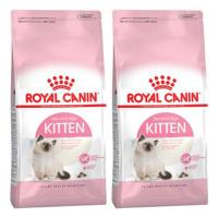 Royal Canin Kitten Food (4-12 month old) 2 Kg (2 bags) รอยัลคานิน อาหารแมว สำหรับ ลูกแมว 4-12 เดือน 2 Kg (2 ถุง)