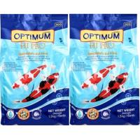 Optimum อาหารปลา อาหารปลาคราฟ ออพติมั่ม ไฮโปร (Spirulina 6 % ) เม็ดใหญ่ 1.5 kg 2 ถุง