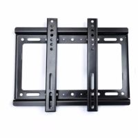 ชุดขาแขวนทีวี LCD, LED ขนาด 14-42 นิ้ว TV Bracket แบบติดผนังฟิกซ์ (Black)