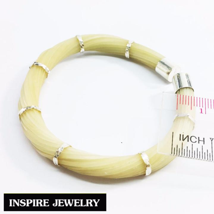 inspire-jewelry-กำไลเครื่องประดับมงคลขนหางช้าง-หางอาฟริกาหางช้างแท้-อาฟริกา