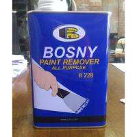 BOSNY น้ำยาลอกสี บอสนี่ PAINT REMOVER ALL PURPOSE B 228ขนาด 800 กรัม แถม เกรียงโป้ว ด้ามไม้ 1อัน