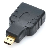 Qishop HDMI Female to Micro HDMI Male Adapter(สีดำ)