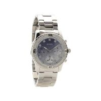 นาฬิกาข้อมือผู้หญิง Guess Confetti Silver Tone Stainless Steel Ladies Watch W0774L6