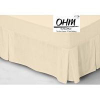 OHM Bed Skirt-กระโปรงเตียงแบบ 5 ทวิส ผ้าเครปซาติน 220 เส้น ขนาด 3.5 ฟุต