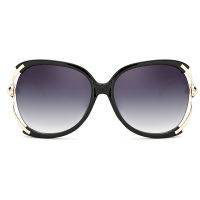 Fashion Sunglasses ผีเสื้อแฟชั่นแว่นตา รุ่น101-C1（Black）