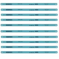 ใบเลื่อยตัดเหล็ก (x10ใบ) 2"x1/2"x18TPI BI-METAL HACKSAW BLADESKennedy.12"x1/2"x18TPI BI-METAL HACKSAW BLADES