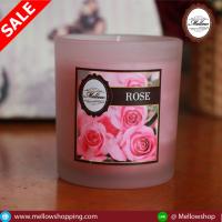 เทียนหอมในแก้ว 350 กรัม กลิ่น กุหลาบ [ROSE]