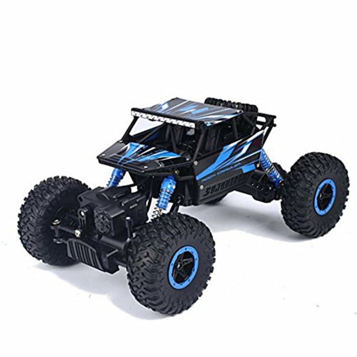 รถบังคับวิทยุ-รถไต่หิน-rc-car-รถบังคับบิกฟุต-ขับเคลื่อน-4-ล้อ-4x4-รถบังคับคันใหญ่-อัตราส่วน-1-18-ของเล่นเด็กชาย-สีน้ำเงิน-rc-rock-off-road-vehicle-4wd