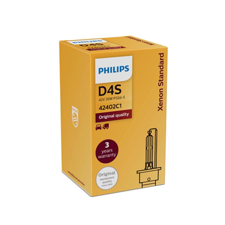 philips-หลอดไฟหน้ารถยนต์-xenon-d4s-4300k