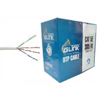 GLINK สายแลนคุณภาพดีแบบกล่อง 305 เมตร UTP LAN CABLE CAT5e Box 305M (สีขาว)