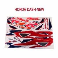 สติ๊กเกอร์ติดรถมอเตอร์ไซด์ สำหรับ HONDA DASH-NEW ปี2000 สีแดง