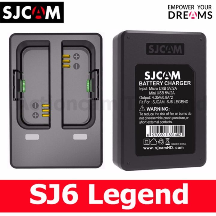 sjcam-sj6-legend-4k-16mp-เมนูไทย-black-dualcharger-remoteselfie-black-รับประกัน-1ปี