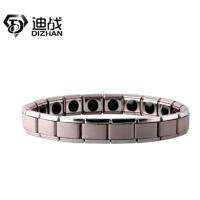 DIZHAN สร้อยข้อมือสุขภาพแม่เหล็กแมกนีติก  เม็ดใหญ่ ทุกข้อ Magnetic Stainless Steel Bracelet 316L รุ่น :GG087