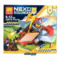 ProudNada Toys ของเล่นเด็กชุดตัวต่อเลโก้อัศวินLELE NEXO SOLDIERS 65 PCS 32013