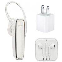 Pisen หูฟังบลูทูธ รุ่น LE002 White + หูฟัง+Adapter USB