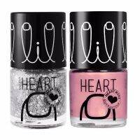 Little Heart Peel Off Nail Color ยาทาเล็บเด็กลอกได้ Duo-Pack 2x8ml.(1127)