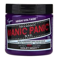 MANIC PANIC - CLASSIC CREAM SEMI PERMANENT HAIR COLOR CREAM  118 ml (1 Jar) (VIOLET NIGHT)