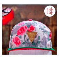 SNb-Cap หมวก Hip-Hop Snabback ลายกุหลาบ