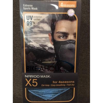 หน้ากาก Naroo Mask X5 - Black/Blue