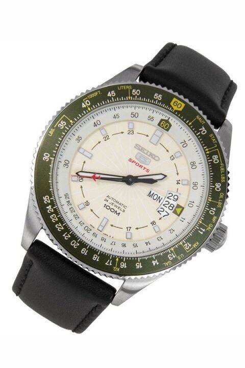 seiko-นาฬิกาข้อมือผู้ชาย-sports-5-automatic-รุ่น-srp615k1-สีเงิน-สีครีม-สีเขียว