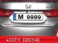 กันรอยประตูหลัง HONDA CITY 2014-2019 คิ้วท้ายสแตนเลส (Back Door) (สแตนเลส) ของแต่ง ชุดแต่ง ประดับยนต์