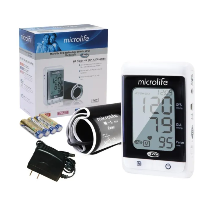 MICROLIFE BLOOD PRESSURE MONITOR 3MS4K(AFIB) Lazada.co.th