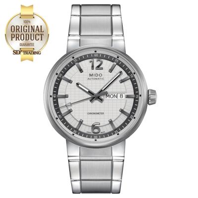 MIDO Great Wall Automatic Chronometer Mens Watch รุ่น M015.631.11.037.09 - White/Grey