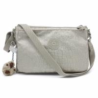 Kipling MIKAELA กระเป๋าสะพายข้าง No.AC7863 279 - SILVER BEIGE SNAKE